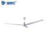 Ventilador de techo 60w con aspas de metal blanco con mando Saltok GSC C1/1