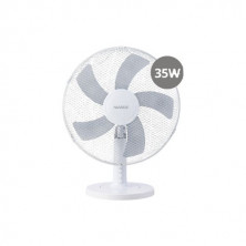 Ventilador de sobremesa 35W Diámetro 34cm Blanco GSC C1/1