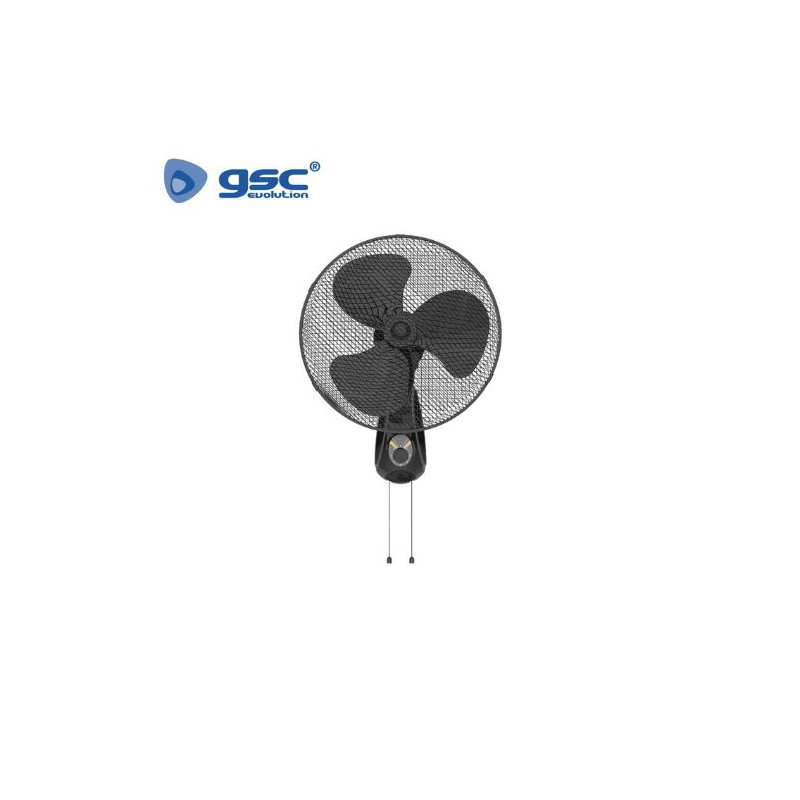 Ventilador de pared 45W Diámetro 43cm Negro Toleni GSC C1/1