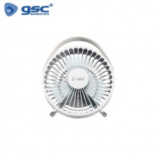 Mini Ventilador de sobremesa 5W USB Diámetro 14cm Blanco Tapri GSC C1/36