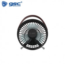 Mini Ventilador de sobremesa 5W USB Diámetro 14cm Negro Tapri GSC C1/36