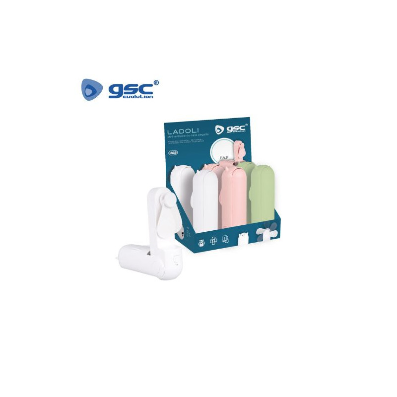 Mini ventilador de mano plegable USB recargable Ladoli GSC C6/24