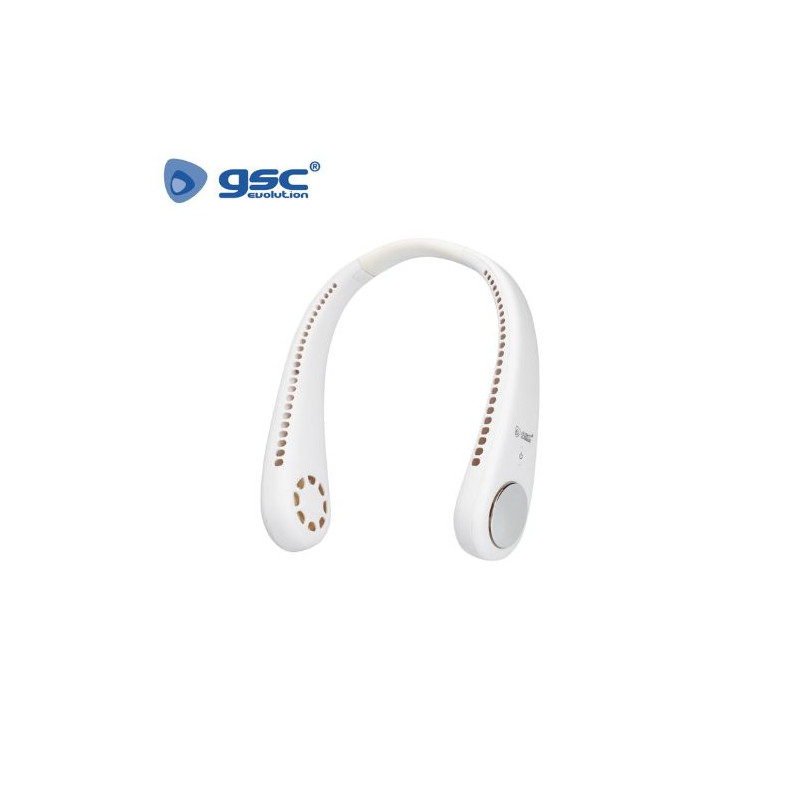 Ventilador de cuello portátil USB recargable Blanco Salaro GSC C1/20
