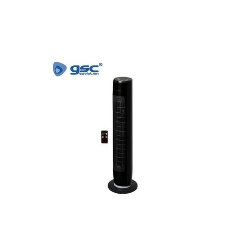 Ventilador de torre oscilante con mando 45w Negro GSC C1/1