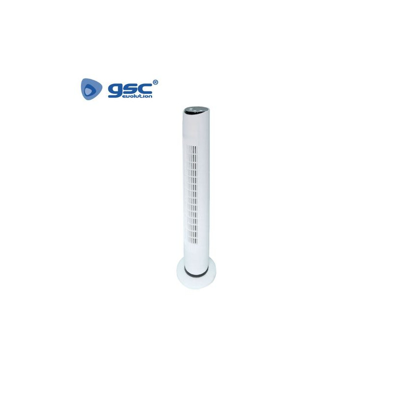 Ventilador de torre con mando 45W Blanco Nandi GSC C1/1