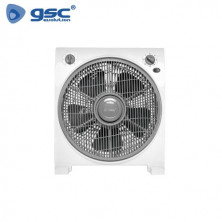 Ventilador Box Fan cuadrado 45W Diámetro 31cm Behda GSC C1/1