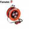 Enrollacable 30m 4x2,5mm 3 tomas CETAC 3P+TT con neopreno IP67 380V FAMATEL