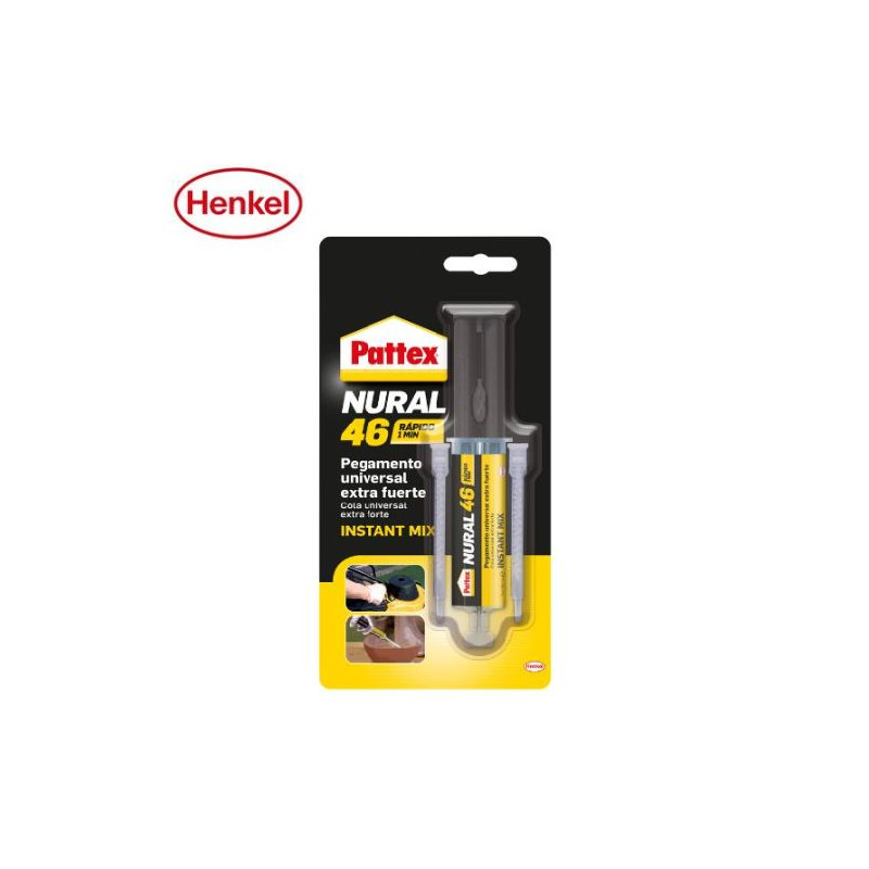 Pattex Nural 46 Blister 11g -6- - Pegamento Universal Tecnología epoxi