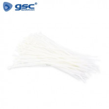 Bridas 100% Nylon 140mm x 3.5mm Natural Bolsa 100 unidades GSC C1/250