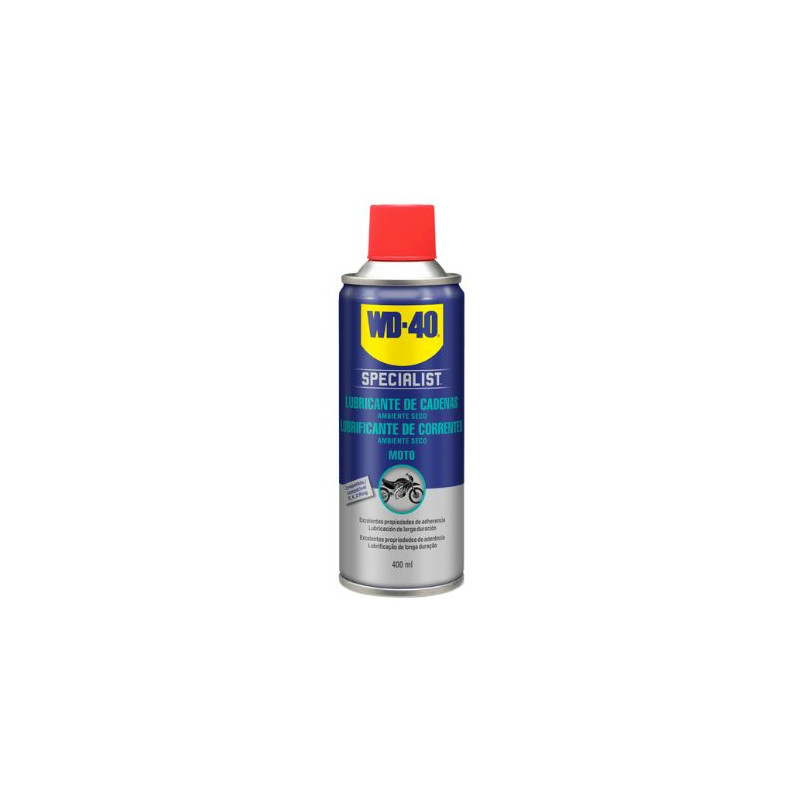 Lubricante de cadenas para ambiente seco Aerosol 400ml MOTORBIKE WD-40 C1/6