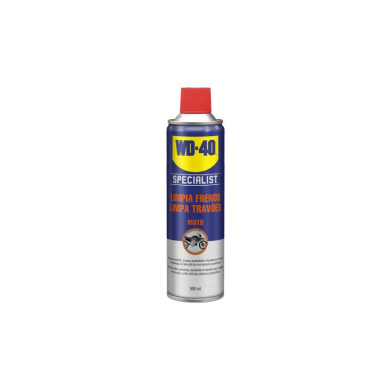 Limpia frenos Aerosol 500ml MOTORBIKE WD-40 C1/6