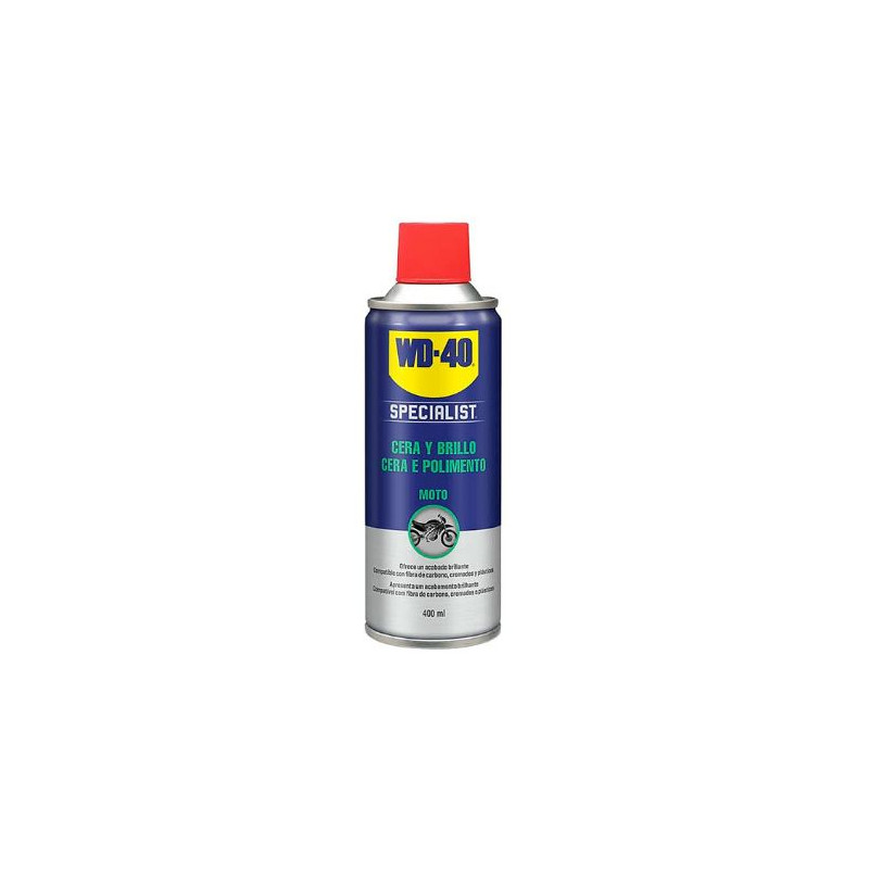 Abrillantador Cera y Brillo Aerosol 400ml MOTORBIKE WD-40 C1/6