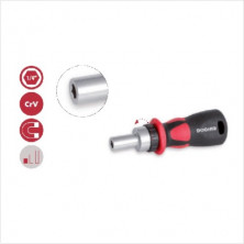 Destornillador carraca corto para puntas 1/4 DOGHER