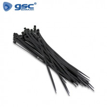 Bridas 100% Nylon 380mm x 4.8mm Negro Bolsa 100 unidades GSC C1/50