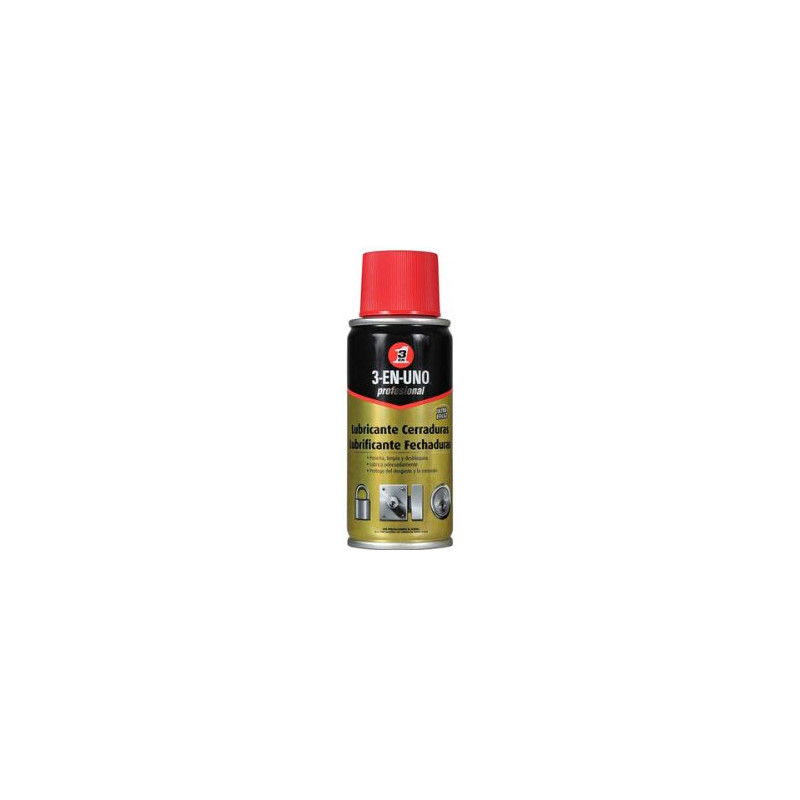 Lubricante de cerraduras Spray 100 ml. 3-EN-UNO C1/12