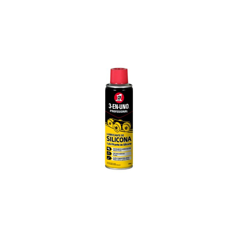 Lubricante de silicona Spray 250ml. 3-EN-UNO C1/6
