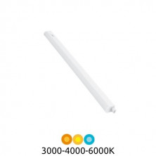 Regleta Pantalla Electrónica LED T5 18w CCT Tono de luz ajustable 120cm 1800Lm Blanca SILVER