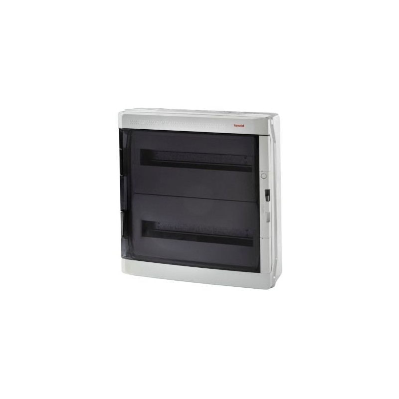 Armario superficie 36 Elementos Puerta transparente 640x430x160mm Acqua IP65 FAMATEL