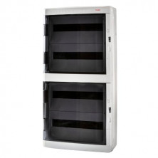 Armario superficie 72 Elementos Puerta transparente 878x430x160mm Acqua IP65 FAMATEL