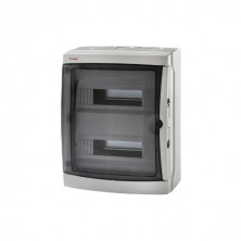 Armario superficie 26 Elementos Puerta transparente 409x307x150mm Acqua IP65 FAMATEL