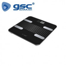 Bascula de baño inteligente Milak Negra 180Kg GSC C1/6