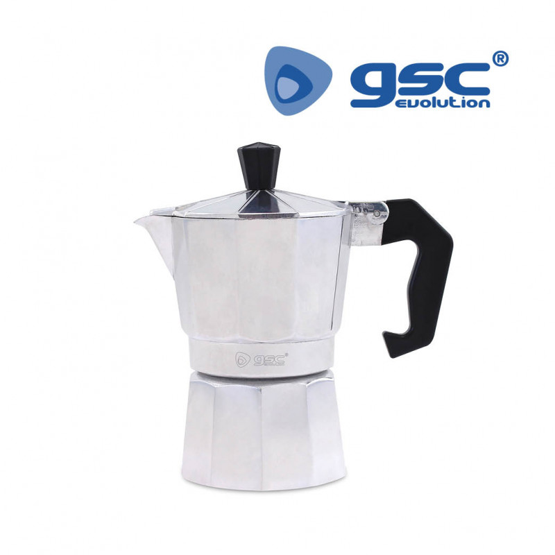 Cafetera Lington 9 tazas Acero Inoxidable Excepto induccion GSC C1/12