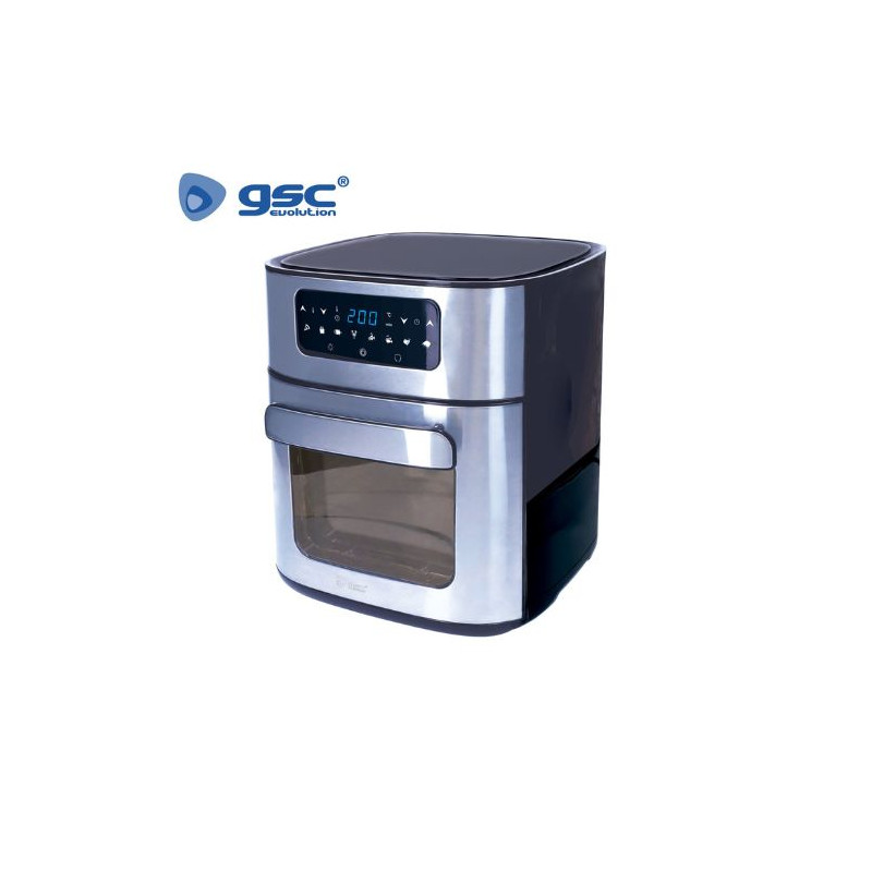 Freidora por aire 10 Litros 1700w de Acero inoxidable Assane GSC C1
