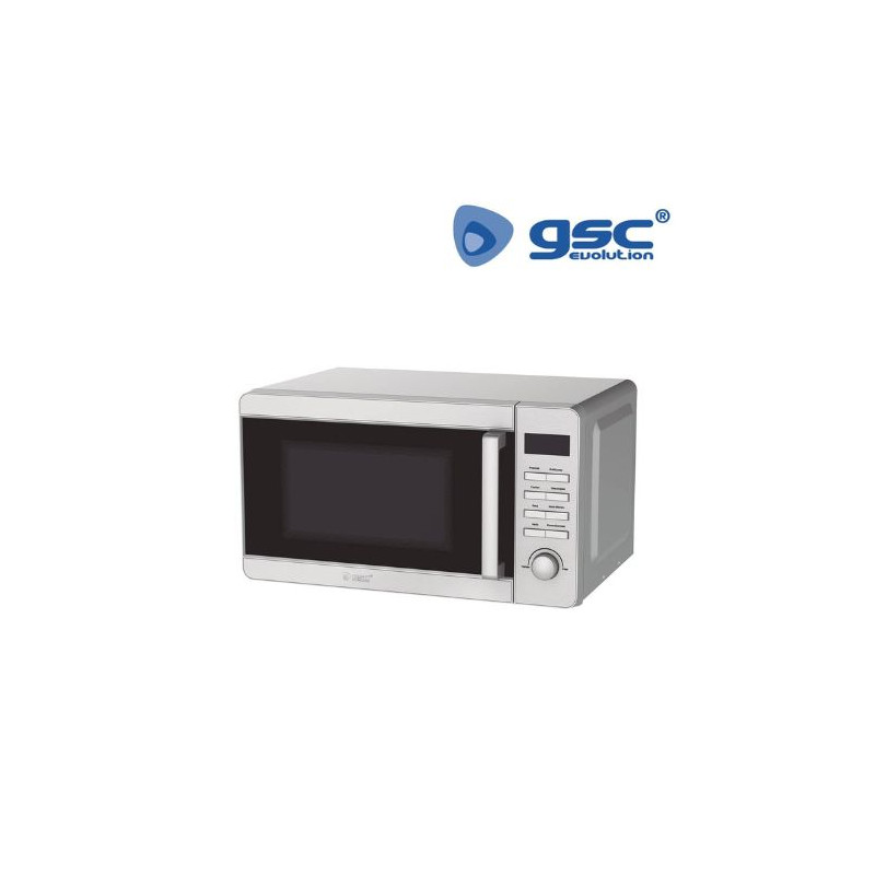 Microondas con grill Sorsele 20L 700w Acero inoxidable GSC C1/1