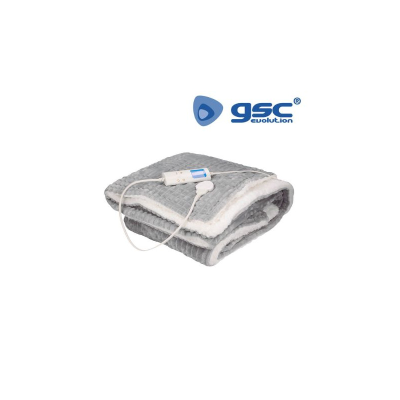 Manta eléctrica 180x130cm 160w Gris VÄLINE C1/4