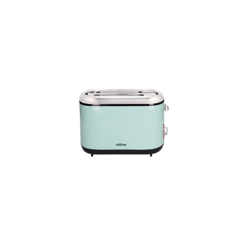 Tostadora pequeña para 2 rebanadas 850w Verde Mint Sindae VÄLINE C1/6
