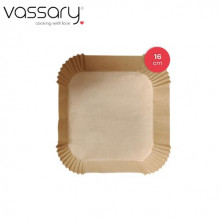 Pack 100 piezas papel para freidora de aire cuadrado 16cm VASSARY C1/24