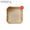 Pack 100 piezas papel para freidora de aire cuadrado 20cm VASSARY C1/24