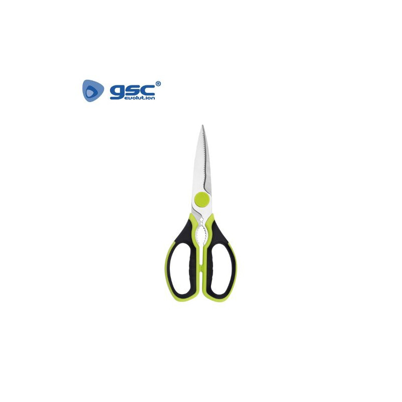 Tijera de cocina 21 cm acero inoxidable bicolor GSC C12/48