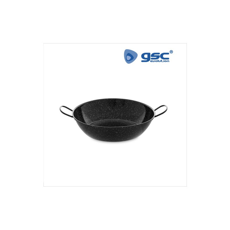 Paellera honda esmaltada con asas Diámetro 320mm GSC C1/1