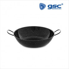 Paellera honda esmaltada con asas Diámetro 360mm GSC C1/4