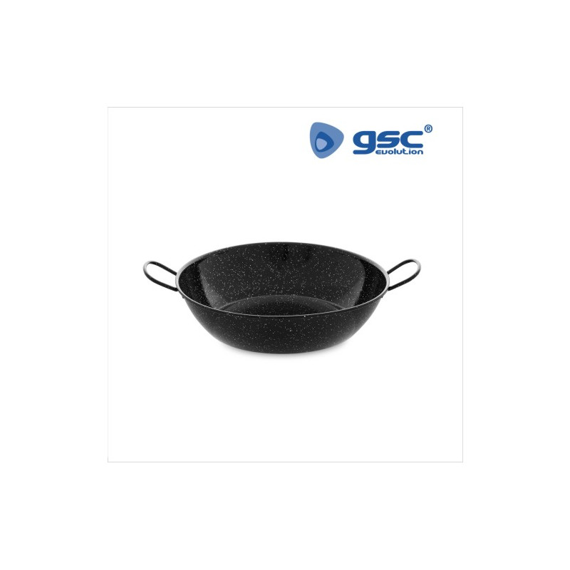 Paellera honda esmaltada con asas Diámetro 360mm GSC C1/4