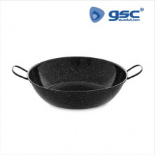 Paellera honda esmaltada con asas Diámetro 400mm GSC C1/1