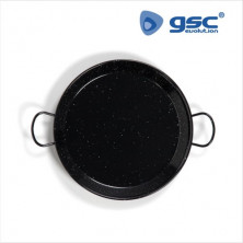 Paellera acero esmaltada con asas Diámetro 650mm 20/25 raciones GSC C1/2