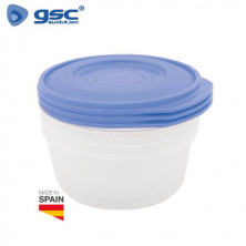 Tuppers hermético de plastico 0,25L Pack 3 uds GSC C1/1 UUS