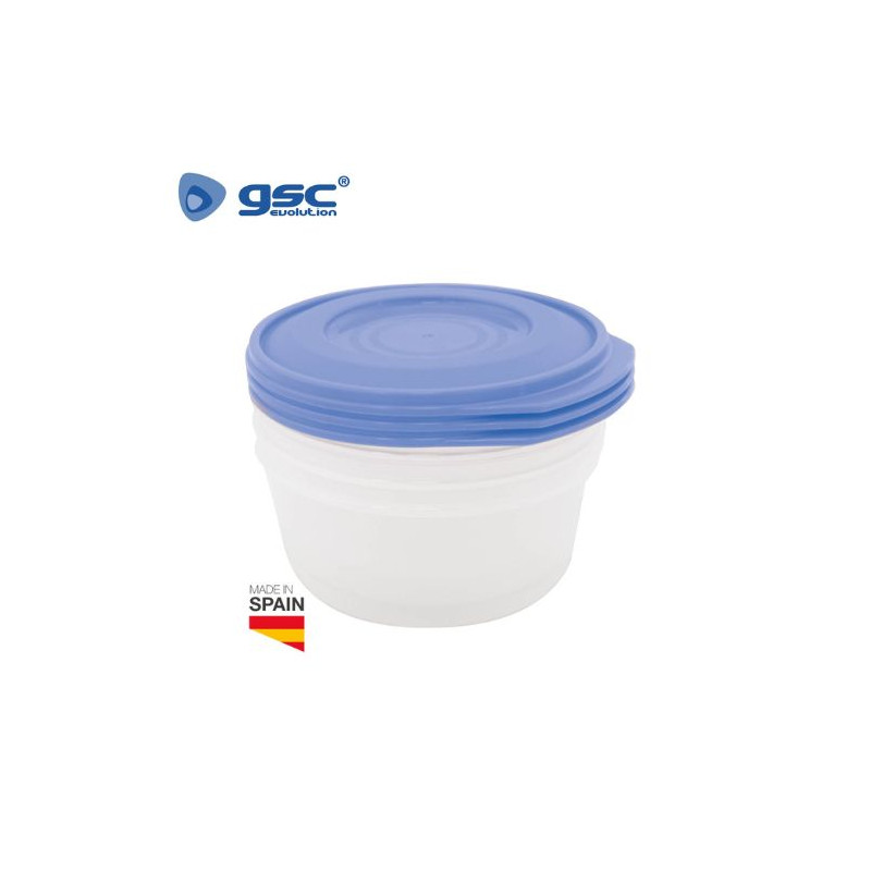 Tuppers hermético de plastico 0,25L Pack 3 uds ÚLTIMAS UNIDADES