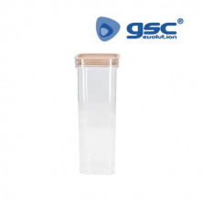 Bote de cocina apilable 1,90L Polipropileno 29x8x8cm Gris Mínimo 12 ud. (Precio Unidad) GSC C1/12