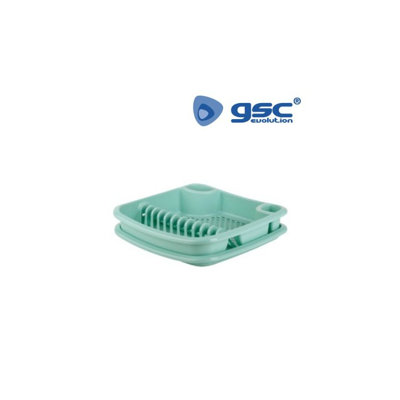 Escurreplatos con bandeja Verde Mínimo 3 ud. (Precio Unidad) GSC C1/1