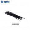 Bridas 100% Nylon 160mm x 2.5mm Negro Bolsa 25 unidades GSC C1/800