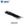 Bridas 100% Nylon 140mm x 3.5mm Negro Bolsa 25 unidades GSC C1/1000