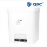 Cubo de basura con pedal 7L Blanco GSC /6