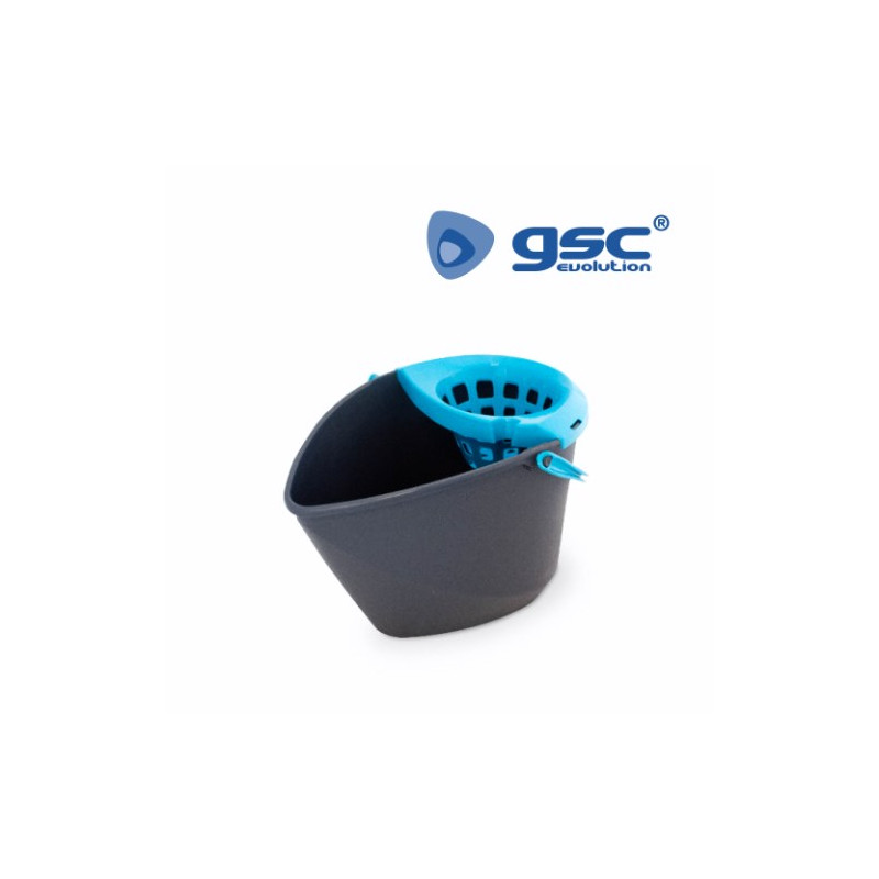 Cubo ovalado con escurridor de plastico 12L GSC C1/12