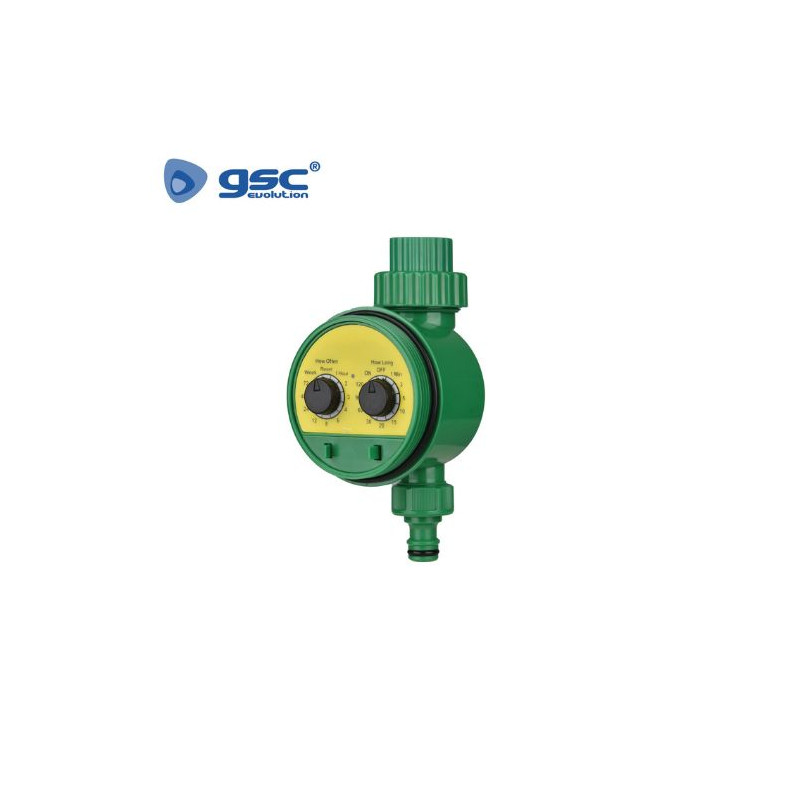 Temporizador de riego Funciona con 2xAAA (no incluidas) IPX3 GSC C1/20