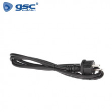 Conexión Cable schucko Negro 3 x 1,0 mm 1,5 m con cables sueltos GSC
