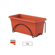 Balconera Terra con plato integrado 500x200mm Marrón GSC