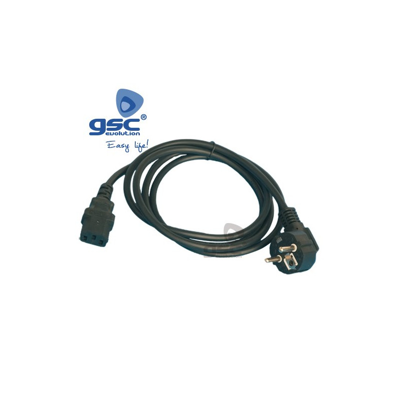 Conexión ordenador schuko 3x0,75 1,8m GSC C1/100